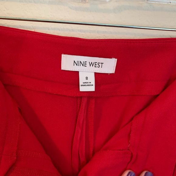 NINE WEST red dress pants NWT - Picture 7 of 9